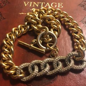 MK Gold Plated and Crystals.